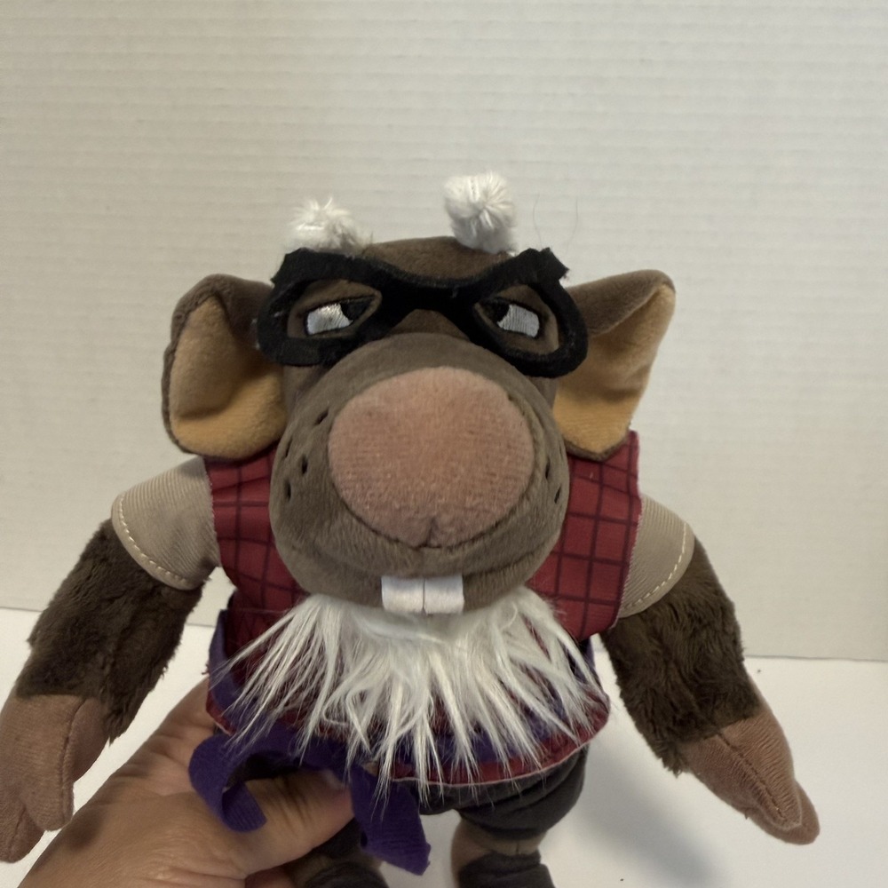 Splinter Teenage Mutant Ninja Turtles Mutant Mayhem 8" Plush TMNT Nickelodeon - Picture 11 of 12